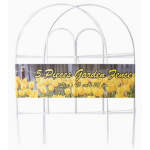 Plastic Coated Garden Fence 45x38cm - 5 Piece